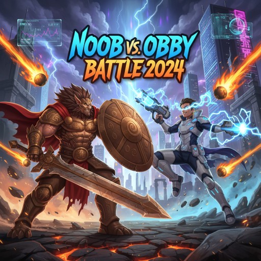 Noob vs Obby Battle 2024