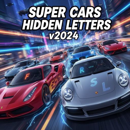 Super Cars Hidden Letters v2024