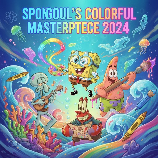 SpongeBob's Colorful Masterpiece 2024